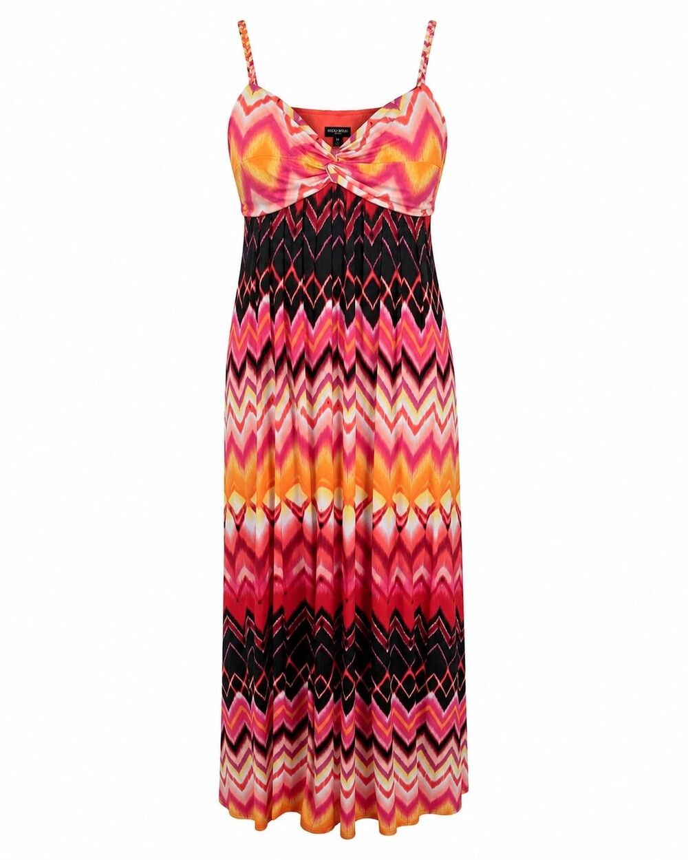 Bisou Bisou Size 14 Pullover Maxi Dress With Braided Straps